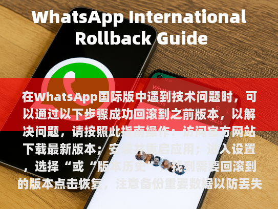 在WhatsApp国际版中遇到技术问题时，可以通过以下步骤成功回滚到之前版本，以解决问题，请按照此指南操作，