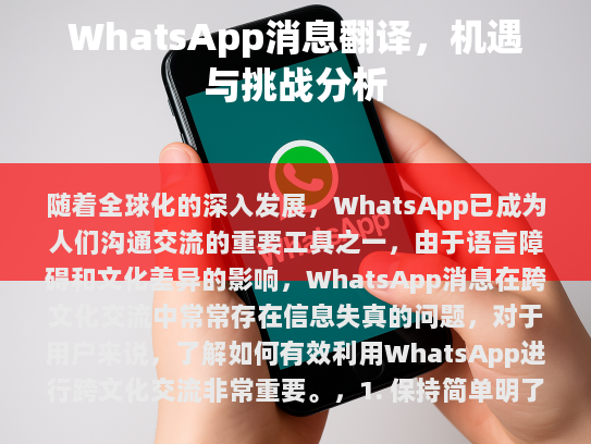WhatsApp消息翻译的核心技术及挑战解析
