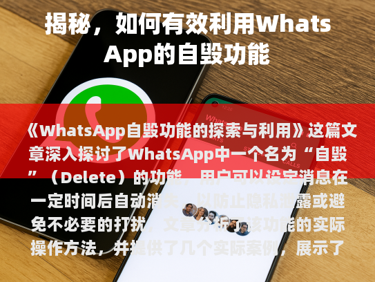 WhatsApp自毁功能的探索与利用