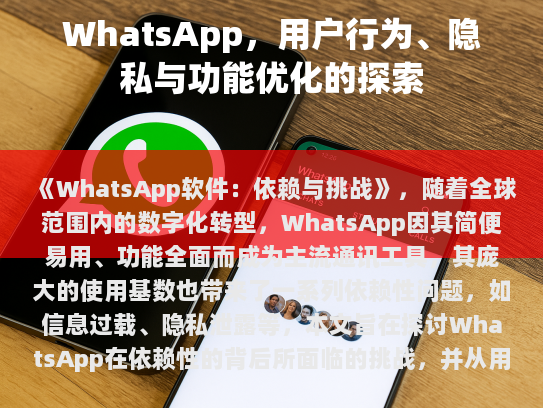 WhatsApp软件，依赖与挑战