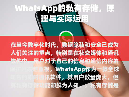 WhatsApp的私有存储，提升隐私保护的新方式
