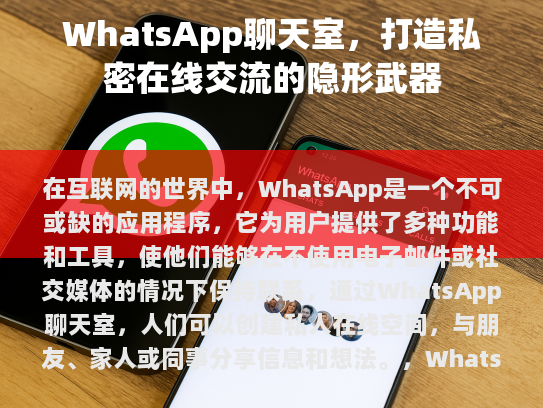 WhatsApp聊天室，打造私密在线交流的隐形武器