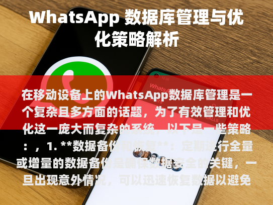 WhatsApp数据库管理与优化策略解析