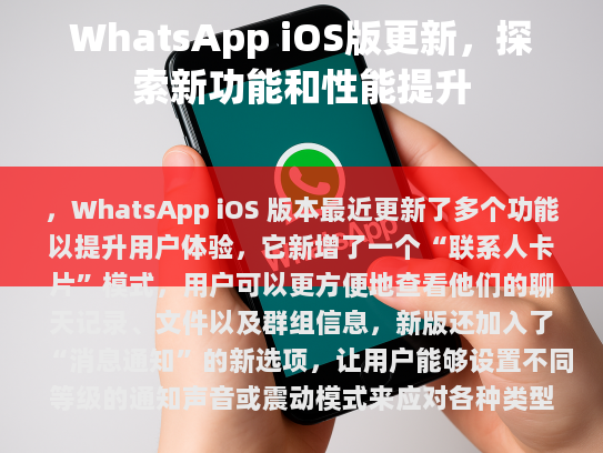 WhatsApp iOS 版本更新