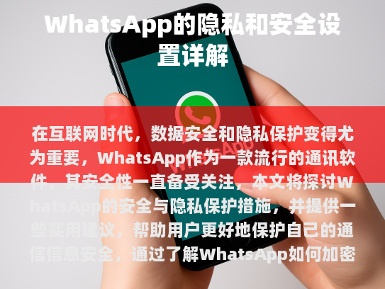 WhatsApp的安全与隐私保护
