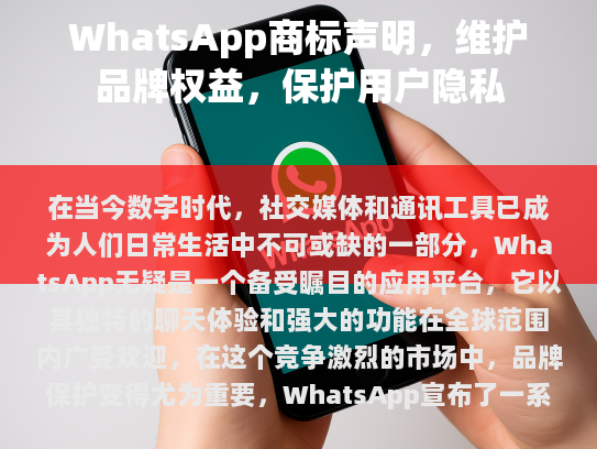 WhatsApp的背景与历史