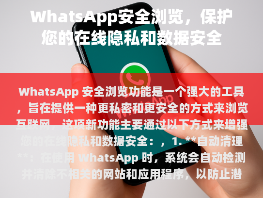WhatsApp 安全浏览，保护您的在线隐私和数据安全