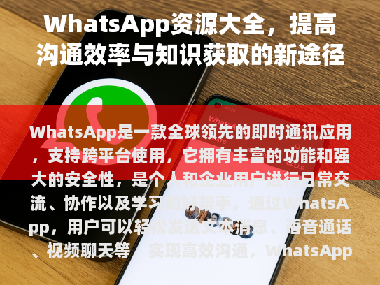 WhatsApp，全球领先的即时通讯应用