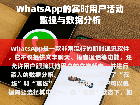 WhatsApp是一款非常流行的即时通讯软件，它不仅提供文字聊天、语音通话等功能，还允许用户跟踪其他用户的在线状态，并进行深入的数据分析。