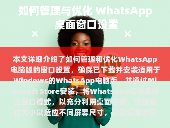 如何管理与优化 WhatsApp 桌面窗口设置